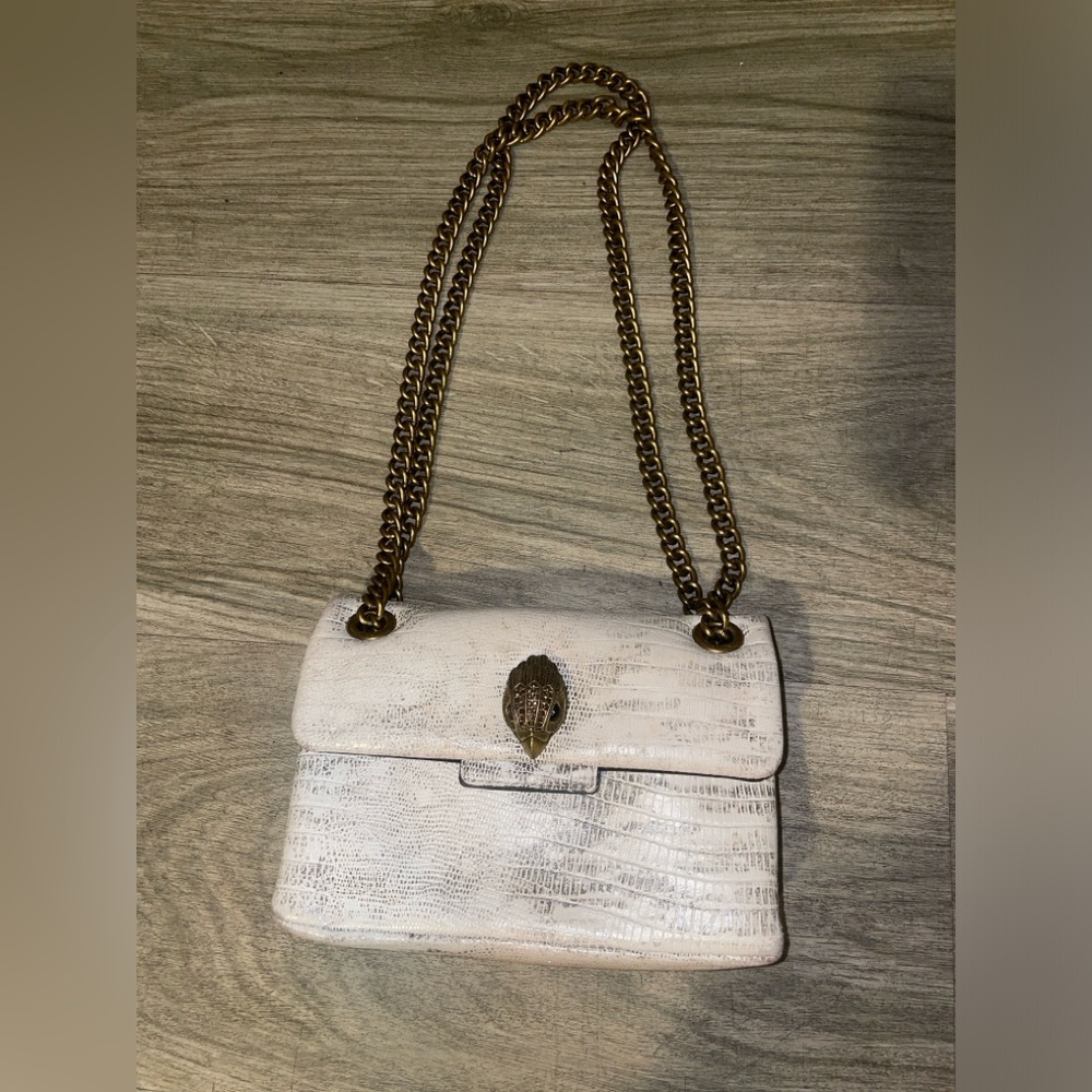 Kurt Geiger mini crossbody bag snake skin in Real Leather.